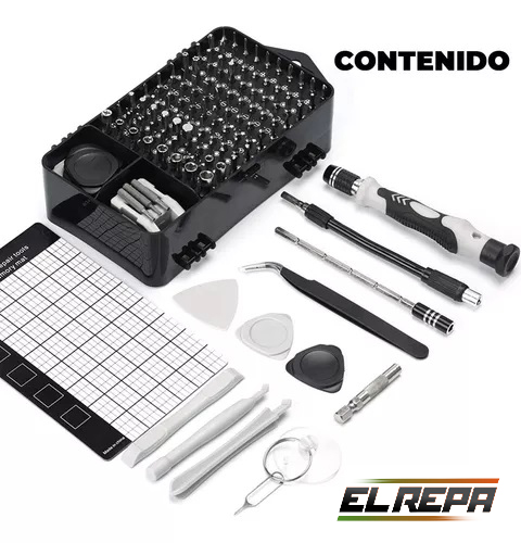 KIT set Destornilladores 122 PIEZAS en 1 GTOOLS