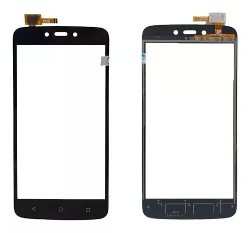 VIDRIO GLASS CON OCA + TOUCH MOTOROLA MOTO C PLUS NEGRO