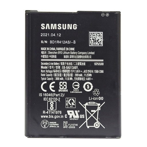 BATERIA SAMSUNG A01 CORE - A013 (EB-BA013ABY)  ORIGINAL 