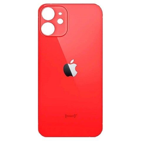 TAPA iPhone 12 - Big Hole - Rojo 