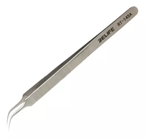 TWEEZER PINZA BRUSELA RELIFE (curva) - RT14SA 